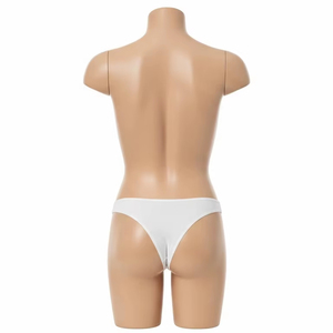 Bragas de Tanga ecológicas para mujer, ropa interior sin costuras transpirable suave de fibra de bambú de algodón orgánico, ropa de lencería cómoda - Product Image 5
