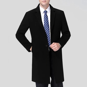 Manteau long en laine tendance pour homme, élégant, doux, chaud, manteau d'hiver de qualité supérieure, look élégant pour le quotidien, le bureau, les occasions formelles et les voyages - Product Image 5