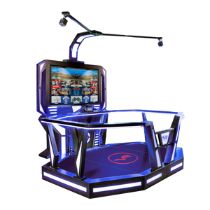 360 °   แพลตฟอร์ม Space Walk <span class=keywords><strong>VR</strong></span> สำหรับความปลอดภัยในการก่อสร้างและเกมอาร์เคด พร้อมระบบกำหนดตำแหน่งด้วยเลเซอร์และหน้าจอขนาด 55 นิ้ว <span class=keywords><strong>Deepoon</strong></span> E3 <span class=keywords><strong>VR</strong></span> - Product Image 2