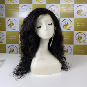 Vietnam Remy perruque de cheveux 100% vague naturelle bouclés avant de lacet perruque transparente avec ondulé peau crépue trame Extension de cheveux tendance chaude - Product Image 4