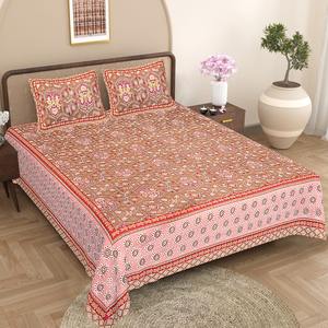 Literie en coton imprimée de style indien, nouvelle arrivée, vente chaude, luxe, taille king, toutes saisons, style indien dernier cri, 3 pièces - Product Image 1