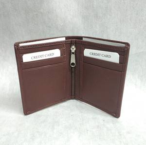 Custom Crazy Horse <b>Bifold</b> Leather Wallets Men's Mini <b>Purse</b> Women's Wallet RFID Card Holder Carteras Wholesale Products Best Cost - Product Image 6