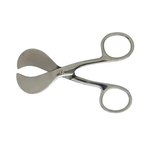 Logo personnalisé en acier inoxydable cordon ombilical ciseaux pour obstétrique gynécologie et le contrôle des naissances en gros pour la chirurgie - Product Image 1