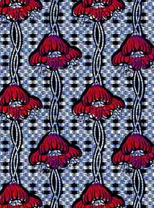 Tela de Algodón con Estampado Africano Ankara de Primera Calidad y Color Vibrante, Material Estándar de Exportación para Marcas de Ropa y Sastres - Product Image 2