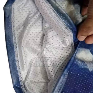 Shorts en maille pour hommes avec logo personnalisé, utilisation estivale, taille élastique, shorts en maille en polyester, shorts en maille pour hommes - Product Image 5