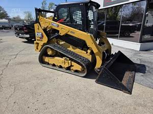 Cargadora Compacta CAT 259D3 con Cucharón Frontal Compacto, Motor y Caja de Cambios para Tareas de Construcción - Product Image 1