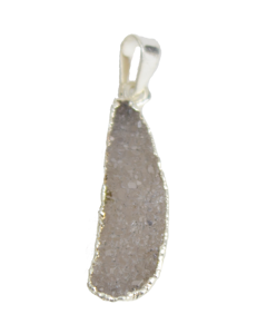 <b>Cute</b> Style Druzy Mix Shape Fashion Pendant & Charm Unique Stylish <b>Accessory</b> with Gold Plating Main Stone Amethyst Made of Brass - Product Image 2