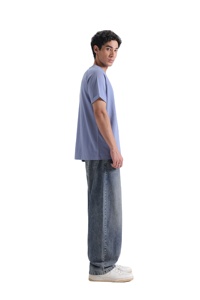 เสื้อยืดแขนสั้นผู้ชาย คอกลม ผ้าฝ้ายเรียบ พิมพ์โลโก้ตามสั่ง ขายส่งจำนวนมาก - Product Image 4