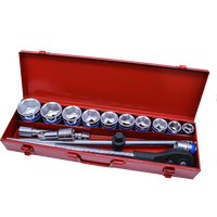 Meilleur ensemble de clés à cliquet et douilles professionnelles en chrome CR-V de 3/4 po, 15 pièces, pour réparation automobile, OEM/ODM, avec coffret métallique, qualité garantie