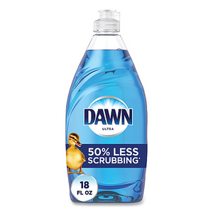 Dawn Ultra <b>Liquid</b> Dish Detergent, Original Scent, 18 oz Pour Bottle, 10/Carton (09403) - Product Image 5
