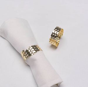 Magnifique anneau de serviette en perles, métal doré, vente en gros, cuisine, restaurant, décoration de la maison, mariage, hôtel, vaisselle de bureau, quantité en vrac - Product Image 4
