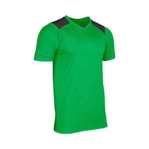 Camiseta de Fútbol Personalizable 100% Poliéster de Secado Rápido con Logotipo Frontal, Servicio OEM Disponible para Venta a Bajo Precio - Product Image 3