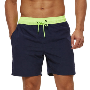Custom Logo <b>Men's</b> Swim <b>Trunks</b> Quick Dry Beach Shorts <b>Men</b> Beach Board Swimwear Shorts With Zipper Pockets - Product Image 4