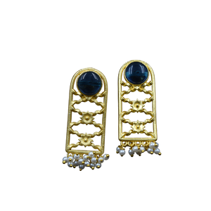 ต่างหูแบบติดหู คอลเลคชั่นล่าสุด ชุบทอง ประดับด้วยหินด้าน คุณภาพดี ทำจากทองเหลือง แฟชั่นทันสมัย เหมาะสำหรับผู้หญิงและเด็กผู้หญิง - Product Image 2