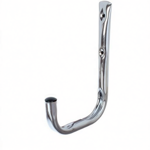 Galvanized Steel Single <b>Wall</b> Hook 150mm Projection 215mm Height 18mm Diameter GAH Series-Pack of 5 - Product Image 3