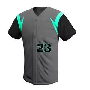 Dernier uniforme de baseball de service de qualité supérieure Nom de l'équipe personnalisé Numéro de l'équipe Style imprimé Uniforme de baseball respirant de qualité supérieure pour hommes - Product Image 5