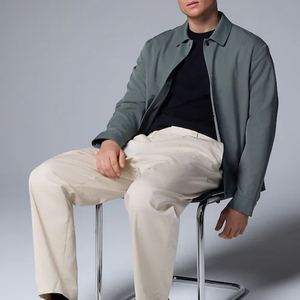 Hot Sale Winter Waterproof Breathable Knitted Coaches <b>Jacket</b> for <b>Men</b> Casual <b>Canvas</b> Single Button MOQ OEM Service - Product Image 5