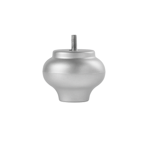 Patas de Muebles AREZO de Diseño Moderno, Forma de Calabaza, Plástico, 12 cm, Diámetro de 6 cm, Atornillables, Soporte para Sofá Cama, Montaje con Tornillos para Sala de Estar - Product Image 2