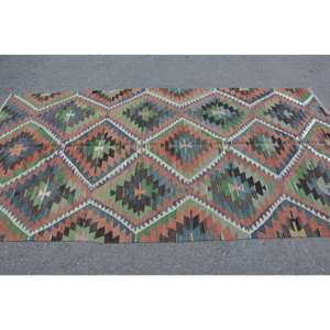 พรมขนแกะสไตล์ตุรกีวินเทจพรมปอกระเจาสี่เหลี่ยมมุมฉากผืนใหญ่ขนาด49 x 125ft ยางสำหรับวัยรุ่น - Product Image 3