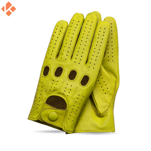 ถุงมือขับรถหนังแกะสำหรับผู้ชายสไตล์แฟชั่นสำหรับกิจกรรมกลางแจ้ง - Product Image 5