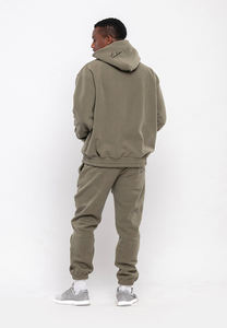 ชุดวอร์มผู้ชายแบบสตรีทแวร์สั่งทำพิเศษ ผ้าไมโครฟลีซ 100% ผ้าฝ้าย ประกอบด้วยกางเกงจ็อกเกอร์ + เสื้อฮู้ดแบบสวม - Product Image 6