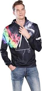 Ropa de invierno para hombres Sudaderas con capucha casuales de color sólido Sudaderas CON CAPUCHA DE MODA Sudaderas con capucha ajustadas para hombres - Product Image 3