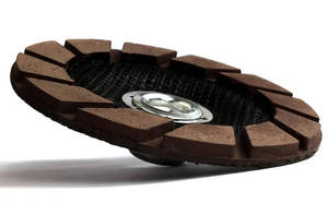 Disque diamanté <span class=keywords><strong>à</strong></span> base céramique de qualité économique 4''/100mm, 4,5''/115mm, 5''/125mm pour le meulage et le polissage des bords de béton - Product Image 2