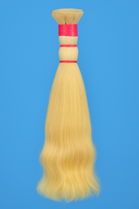 OMKV Bulk #613 Cheveux vierges blonds Remy d'origine indienne Cheveux humains Machine Double trame Toutes les couleurs adaptées - Product Image 2