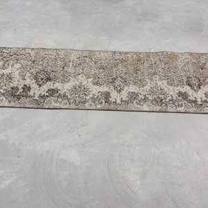 2.1x10.7 ft Vintage <b>Runner</b> <b>Rug</b>, Turkish Gray Southwestern <b>Rug</b> - Product Image 4