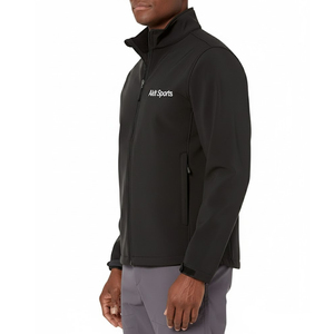 Chaqueta Softshell de Invierno para Hombre de Alta Calidad con Cuello Alto, Logotipo Frontal, Resistente al Viento/Transpirable/Secado Rápido, Logotipo/Color Personalizado, MOQ Bajo - Product Image 5