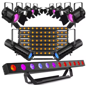 NUOVO Pacchetto di Illuminazione Teatrale FAV LED, 18 Pezzi di Apparecchiature a Barra, Qualità DIY, Garanzia di 3 Anni, Colorado OEM/ODM - Product Image 1