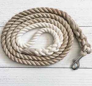 Silver Hardware Gift for Your Dog New Color Soft Cotton Rope Dog <b>Leash</b> / Collar - Product Image 1