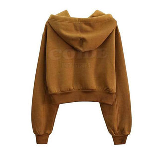 Vêtements streetwear pour la vente en gros, vêtements décontractés, sweat-shirt court pour femmes en taille adulte, personnalisé - Product Image 5