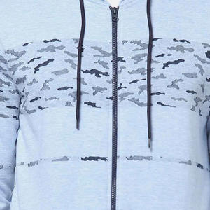 เสื้อกันหนาวซิปรูด460 GSM มีฮู้ดสำหรับผู้ชายสำหรับฤดูหนาวพิมพ์ลายดิจิตอล - Product Image 4