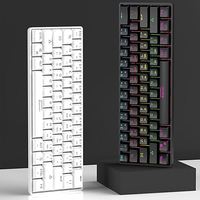 Precio de fábrica 60% teclados Laptop Desktop Teclado mecánico inalámbrico con cable
