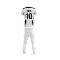 2024 OEM jersey kriket dan setelan seragam celana Logo kustom grosir setelan seragam kriket berpori