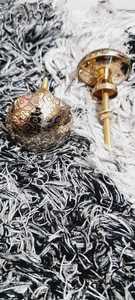 Perilla de puerta de cobre y latón macizo Vintage clásico, manija decorativa redonda para armarios de puerta delantera, decoración de muebles de armario - Product Image 2