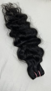 Cheveux indiens vierges Remy, bouclés en forme de temple, 100% tirés d'un seul brin, double trame, non traités, cuticules alignées, mèches de cheveux humains pour tissage - Product Image 6