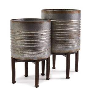 Jardinière en métal doré de bonne qualité, pot de fleurs en métal de haute qualité, meilleure vente, décoration de maison, jardinière de jardin - Product Image 5