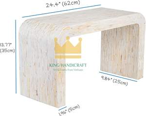 โต๊ะแบบพรีเมี่ยมฝังมุกโต๊ะข้างเฟอร์นิเจอร์ตกแต่งทำด้วยมือจากเวียดนาม - Product Image 2