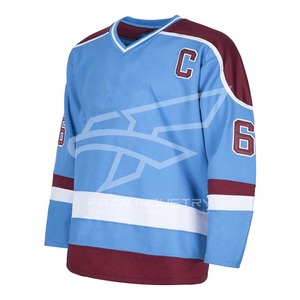 Chemise de hockey sur glace de haute qualité Kit uniforme sublimé Design personnalisé Polyester Sportswear pour hommes femmes - Product Image 6