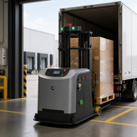 Robot Chariot Élévateur AGV Contrepoids Laser SLAM 2 Tonnes pour l'Automatisation d'Entrepôt, Levée 3m, Sécurité 4 Niveaux, Recharge Rapide 2H, CPD20