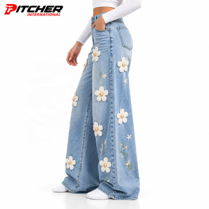 Fabricant de denim en gros, jeans pour femmes, denim extensible pour les détaillants de mode, étiquette privée, approvisionnement sur mesure - Product Image 2