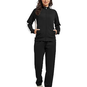 Survêtement de sport de gymnastique imprimé personnalisé de haute qualité pour femmes respirant nouveau Design grande taille Streetwear solide ensemble de sport pour femmes - Product Image 2