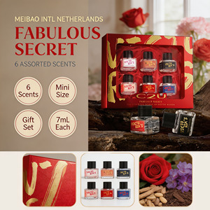 Wholesale Private Label <strong>Mini</strong> Women's <strong>Perfume</strong> Gift <strong>Set</strong> 7ml 6pcs 6 Fragrances Long Lasting Floral Fruity Woody Scent EDP - Product Image 2