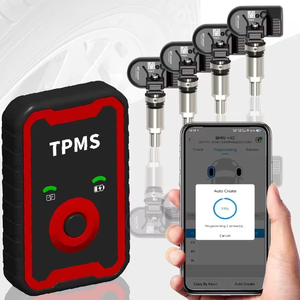 1ピーススマートフォンベースのBluetooth TPMSプログラミングツール & 4ピースユニバーサルプログラマブルタイヤ空気圧モニタリングセンサー - Product Image 1