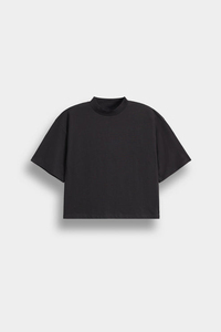 Camiseta Holgada de Algodón Cómodo para Mujer, Fabricada en Pakistán, Color Negro, Talla Grande, Venta al por Mayor, Ropa Lisa de Verano de Alta Calidad - Product Image 4