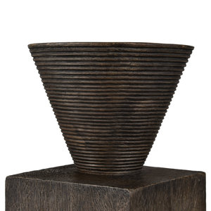 Support votif de table en bois moderne avec finition marron parfait pour la décoration intérieure et la décoration du salon - Product Image 4