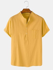 เสื้อเชิ้ตแขนยาวลายสก๊อตคลาสสิกสำหรับผู้ชายเสื้อเชิ้ตลายตารางแขนยาวมีกระเป๋าหน้าอก - Product Image 6