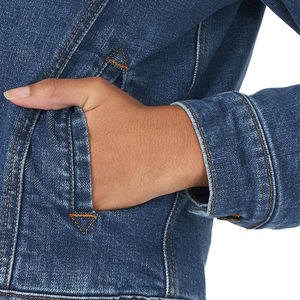 Veste en jean élégante et respirante pour femmes, en tissu polaire de coton, vêtements de sport actifs, veste en jean - Product Image 4